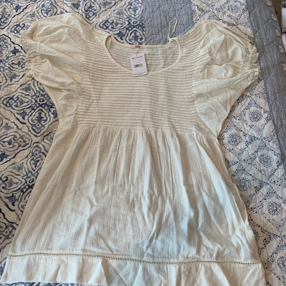 Free People Elsie Tunic Top -Size LG - NWT
